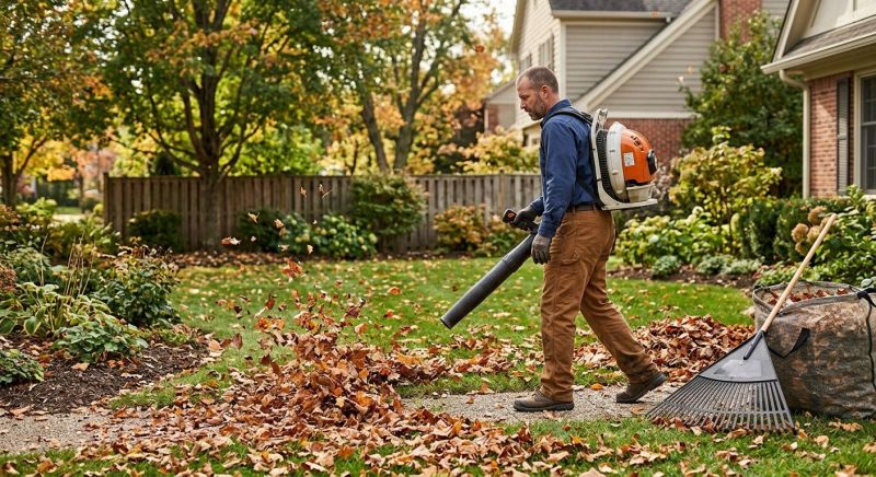 Leaves Vacuuming in Ventura County, CA