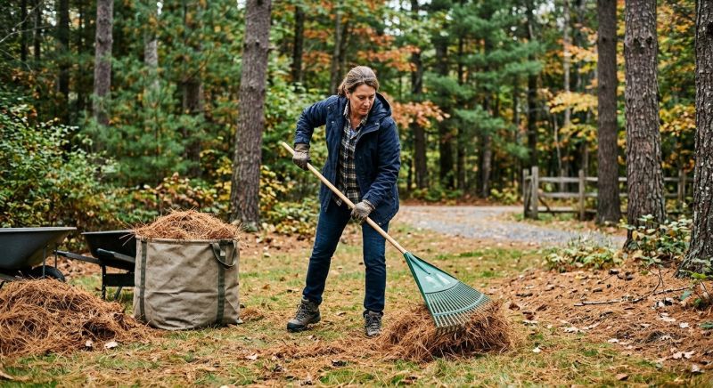 Pine Straw Raking in Ventura County, CA