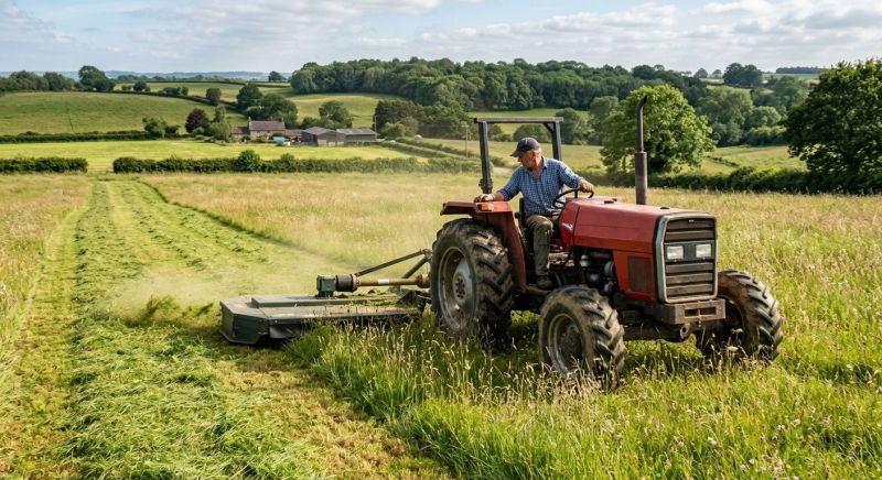 Tractor Mowing in Calvert County, MD