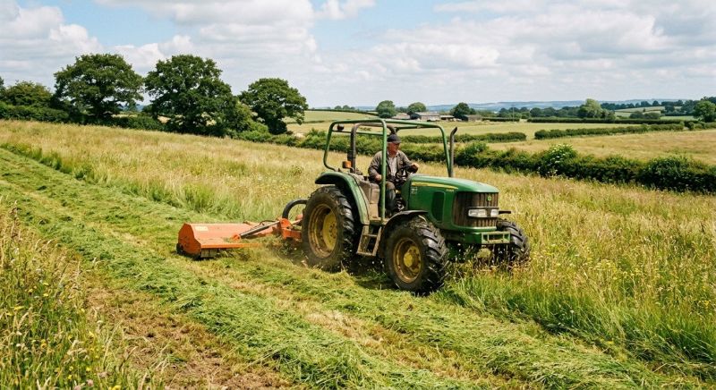 Tractor Mowing in Calvert County, MD